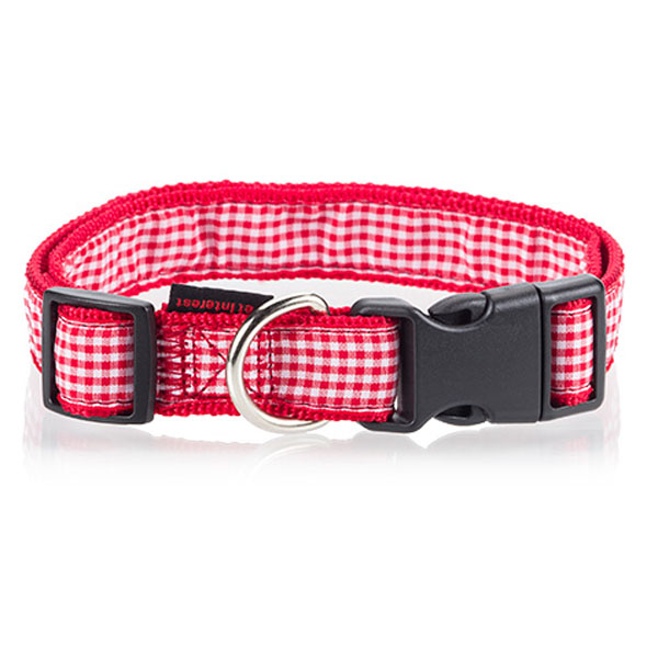 Pet Interest Checked Line Collar XSmall