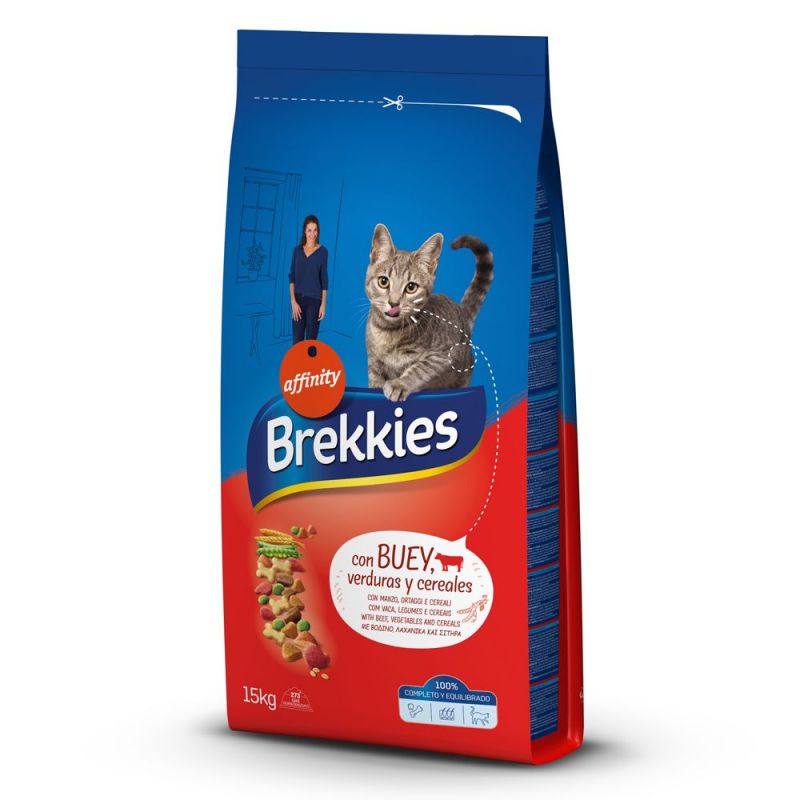 BREKKIES Cat Mix Μοσχάρι